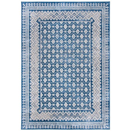 Safavieh 4 x 6 ft. Brentwood Collection Transitional Rectangle Rug - Navy & Beige BNT899N-4
